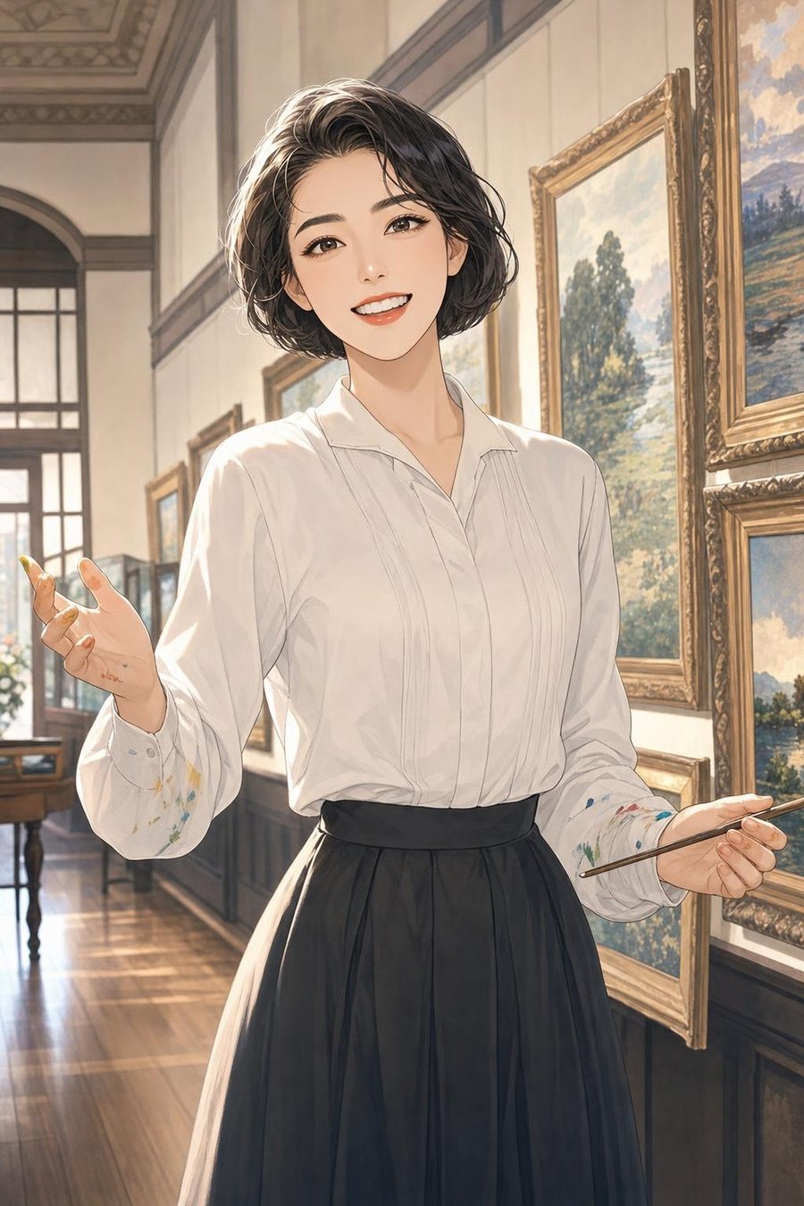 나혜석 캐릭터 이미지