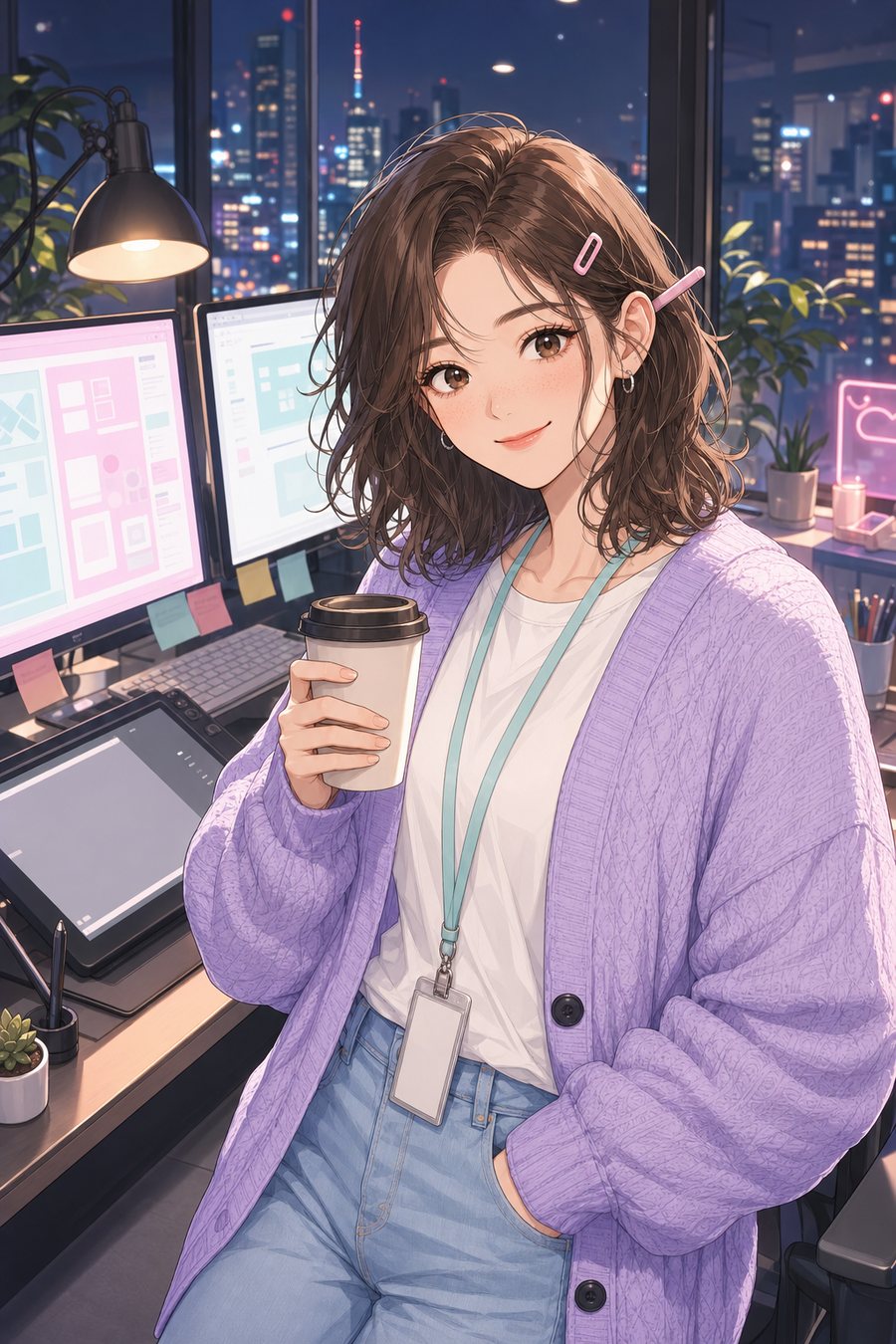 한서아 캐릭터 이미지